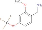 2-Methoxy-4-(trifluoromethoxy)benzylamine