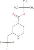 tert-Butyl 3-(2,2,2-trifluoroethyl)piperazine-1-carboxylate