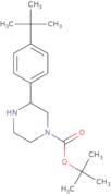 3-(4-tert-Butyl-phenyl)-piperazine-1-carboxylic acid tert-butyl ester