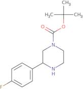 tert-butyl 3-(4-fluorophenyl)piperazine-1-carboxylate