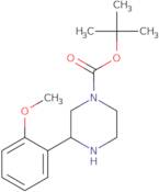 tert-butyl 3-(2-methoxyphenyl)piperazine-1-carboxylate