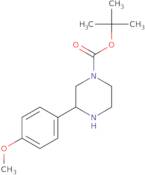 tert-butyl 3-(4-methoxyphenyl)piperazine-1-carboxylate