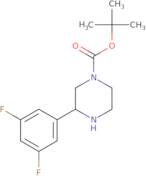 tert-Butyl 3-(3,5-difluorophenyl)piperazine-1-carboxylate