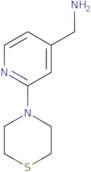 [2-(Thiomorpholin-4-yl)pyridin-4-yl]methanamine