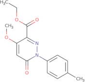 Ethyl 4-methoxy-1-(4-methylphenyl)-6-oxo-1,6-dihydropyridazine-3-carboxylate