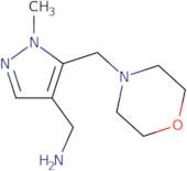 {1-Methyl-5-[(morpholin-4-yl)methyl]-1H-pyrazol-4-yl}methanamine