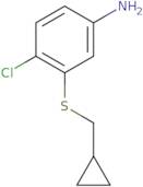 4-Chloro-3-[(cyclopropylmethyl)sulfanyl]aniline