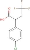 2-(4-Chlorophenyl)-4,4,4-trifluorobutanoic acid