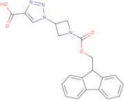 1-(1-{[(9H-Fluoren-9-yl)methoxy]carbonyl}azetidin-3-yl)-1H-1,2,3-triazole-4-carboxylic acid