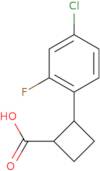 2-(4-Chloro-2-fluorophenyl)cyclobutane-1-carboxylic acid