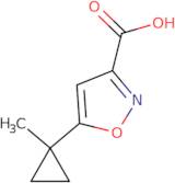 5-(1-Methylcyclopropyl)-1,2-oxazole-3-carboxylic acid