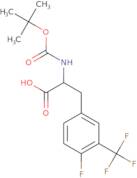 (S)-2-(Boc-amino)-3-(4-fluoro-3-(trifluoromethyl)phenyl)propanoic acid