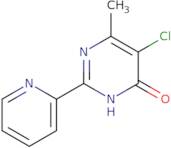 5-Chloro-6-methyl-2-(2-pyridyl)pyrimidin-4-ol