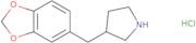 3-(1,3-Benzodioxol-5-ylmethyl)pyrrolidine hydrochloride