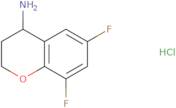 (4R)-6,8-Difluoro-3,4-dihydro-2H-1-benzopyran-4-amine hydrochloride