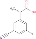 2-(3-Cyano-5-fluorophenyl)propanoic acid