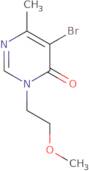 5-Bromo-3-(2-methoxyethyl)-6-methylpyrimidin-4-one