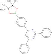 2,4-Diphenyl-6-(4-(4,4,5,5-tetramethyl-1,3,2-dioxaborolan-2-yl)phenyl)pyrimidine