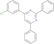 4-(3-Chlorophenyl)-2,6-diphenylpyrimidine