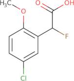 2-(5-Chloro-2-methoxyphenyl)-2-fluoroacetic acid