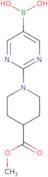 (2-(4-(Methoxycarbonyl)piperidin-1-yl)pyrimidin-5-yl)boronic acid