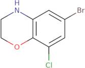 6-Bromo-8-chloro-3,4-dihydro-2H-1,4-benzoxazine