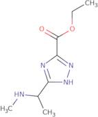 Ethyl 3-[1-(methylamino)ethyl]-1H-1,2,4-triazole-5-carboxylate