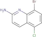 8-Bromo-5-chloroquinolin-2-amine