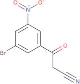 3-(3-Bromo-5-nitrophenyl)-3-oxopropanenitrile