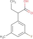 2-(3-Fluoro-5-methylphenyl)butanoic acid