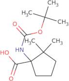 1-((tert-Butoxycarbonyl)amino)-2,2-dimethylcyclopentanecarboxylic acid