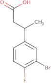 3-(3-Bromo-4-fluorophenyl)butanoic acid