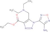 1-(4-Amino-furazan-3-yl)-5-diethylaminomethyl-1H-[1,2,3]triazole-4-carboxylic acid ethyl ester