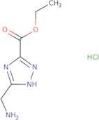 Ethyl 5-(aminomethyl)-1H-1,2,4-triazole-3-carboxylate hydrochloride