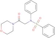 N-[2-(Morpholin-4-yl)-2-oxoethyl]-N-phenylbenzenesulfonamide