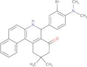 5-[3-Bromo-4-(dimethylamino)phenyl]-2,3,5,6-tetrahydro-2,2-dimethylbenzo[a]phenanthridin-4(1H)-one