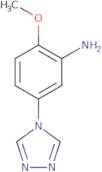 2-Methoxy-5-[1,2,4]triazol-4-yl-phenylamine