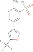 2-Methyl-5-[5-(trifluoromethyl)-3-isoxazolyl]benzenesulfonyl chloride