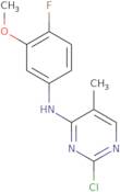 2-Chloro-N-(4-fluoro-3-methoxyphenyl)-5-methylpyrimidin-4-amine