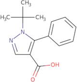 1-tert-Butyl-5-phenyl-1H-pyrazole-4-carboxylic acid