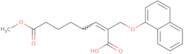 (E)-8-Methoxy-2-((naphthalen-1-yloxy)methyl)-8-oxooct-2-enoic acid