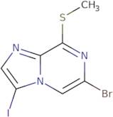 6-Bromo-3-iodo-8-(methylthio)imidazo[1,2-a]pyrazine