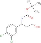 tert-Butyl N-[1-(3,4-dichlorophenyl)-3-hydroxypropyl]carbamate