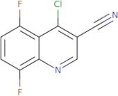 4-Chloro-5,8-difluoroquinoline-3-carbonitrile