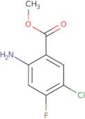 2-Amino-5-chloro-4-fluoro-benzoic acid methyl ester