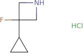 3-cyclopropyl-3-fluoroazetidine hcl