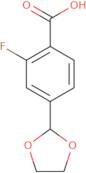 4-(1,3-Dioxolan-2-yl)-2-fluorobenzoic acid