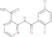 3-(5-chloro-2-fluorobenzamido)pyrazine-2-carboxamide