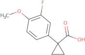 1-(3-Fluoro-4-methoxyphenyl)cyclopropane-1-carboxylic acid