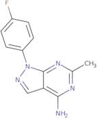 1-(4-Fluorophenyl)-6-methyl-1H-pyrazolo[3,4-d]pyrimidin-4-amine